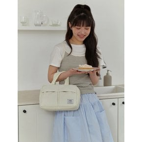 베티 나일론 토트백 Betty Nylon Tote Bag - 아이보리