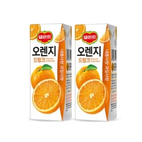 롯데 델몬트 드링크 오렌지190mlx24팩x2박스