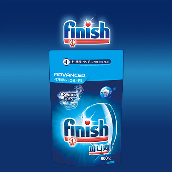 파우더 식기세척기 전용세제 리필 800g x1개 Finish 피니쉬 식기세척기세제 피니시 식세기