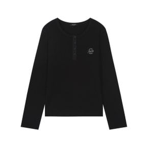 여성 와플 티에리 긴팔 티셔츠(B251TS504P)