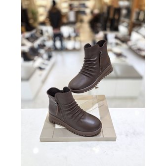 미소페 [시흥점] 여성 3센티 컴포트 발등셔링 앵클부츠 (712446026)