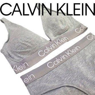 Calvin Klein Underwear 캘빈클라인 스트럭쳐 트라이앵글 브라렛세트 QF6688 그레이