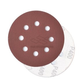 원형사포 125mm 8홀 400방 1개 샌딩기 그라인더 사포