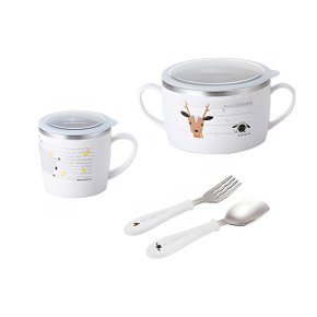 국산 알프스팜 유아 식기 어린이 컵 라면기 젓가락 스푼 포크 세트모음 4종