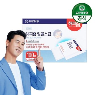 해피홈 알콜스왑 100매 x 1개