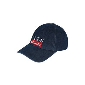 ONE’S classic ball cap (indigo denim)