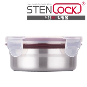 스텐밀폐용기 반찬통 클래식 원형 03호 300ml