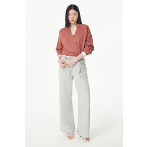백 레터링 래글런 가디건 7115250406153