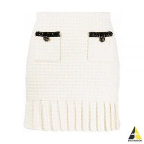 24 CREAM TEXTURED KNIT MINI SKIRT (RS24150SKC-CREAM) (크림 텍스처 니트 미니