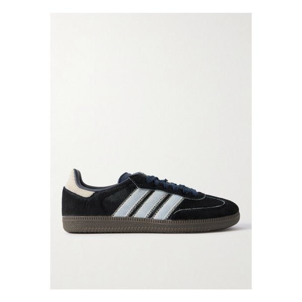 삼바 Og 스웨이드 트리밍 카프 헤어 스니커즈 네이비 46376663162850277