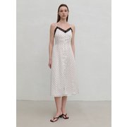 Sleeveless Dotted Dress