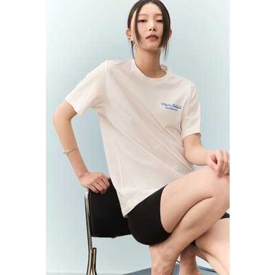 GCUT [SUMMER ESSENTIAL] 블루 선샤인 그래픽 티셔츠 7215240411101