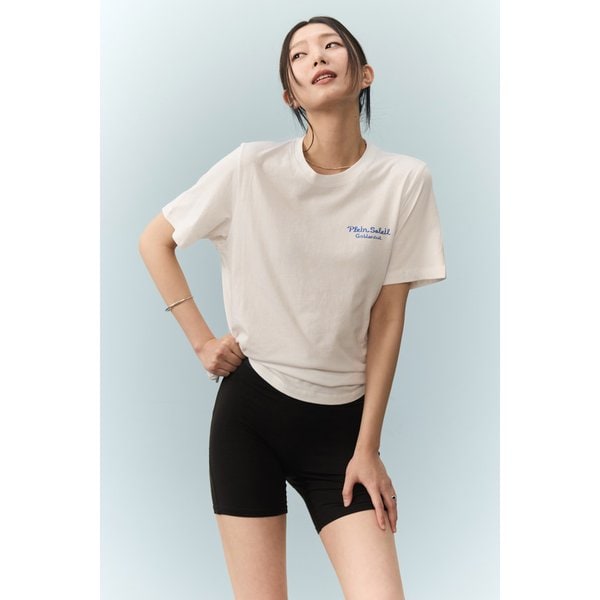 [SUMMER ESSENTIAL] 블루 선샤인 그래픽 티셔츠 7215240411101