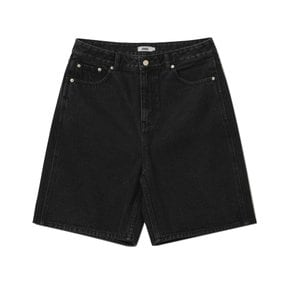 COMFORT DENIM SHORTS_BLACK