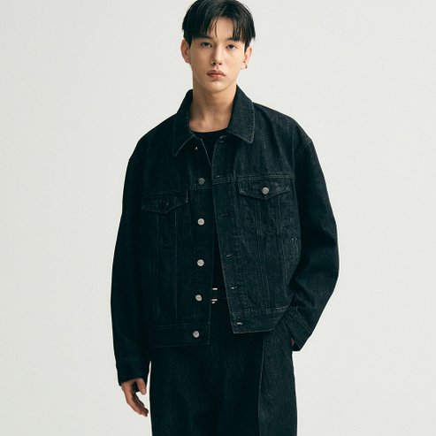 노이어 오버핏 크롭 데님 자켓 (4 COLOR) N22SJK06