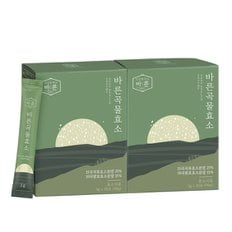 바른 100% 국산 곡물효소 2박스(총60포) 발효효소 누룽지맛 역가수치 포당 31만