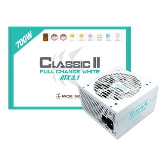 아이코다 마이크로닉스 Classic II 풀체인지 80PLUS BRONZE ATX 3.1 (PCIE5.1) 화이트 (ATX/700W)