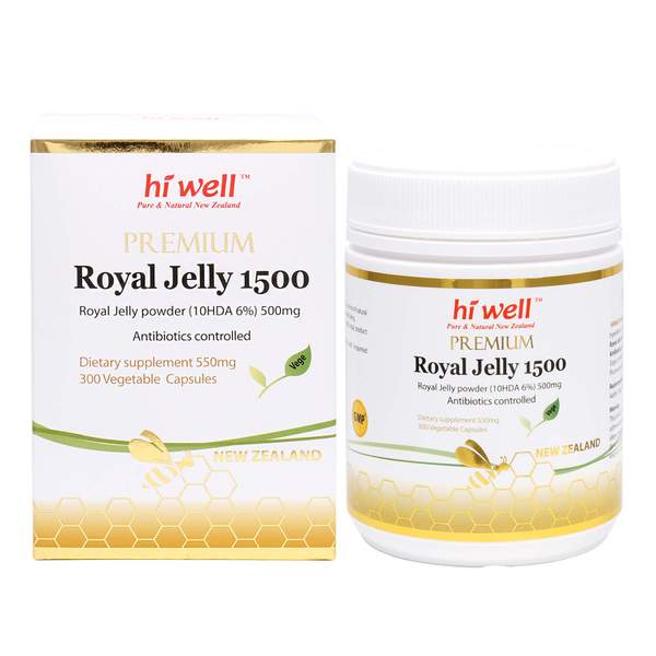 로얄젤리 1500 300캡슐 1개 뉴질랜드 프리미엄 로얄제리 농축 분말 10-HDA