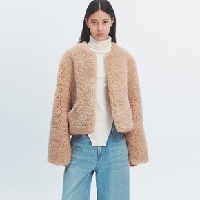 ROZE SHEARING JACKET BEIGE