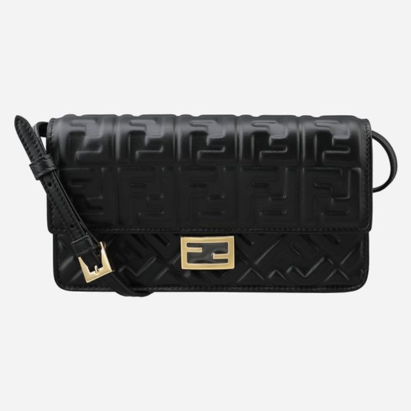 [시흥점] 5F 8M0498 AAJD F0KUR 바게트 월렛 온 체인 숄더백 블랙