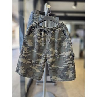 더블제이디 [시흥점] 남여공용 밀리터리 카펜터 반바지(세미버뮤다) / JGZZ81625KH