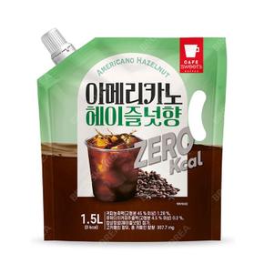 스위츠 아메리카노 헤이즐넛 제로 1.5L 대용량 파우치 (S33163948)