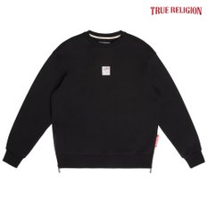 [TRUE RELIGION] 엣지 크루넥 맨투맨 티셔츠 블랙