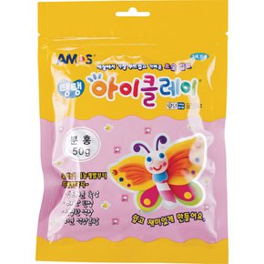 탱탱 아이클레이 파우치 분홍(50g)