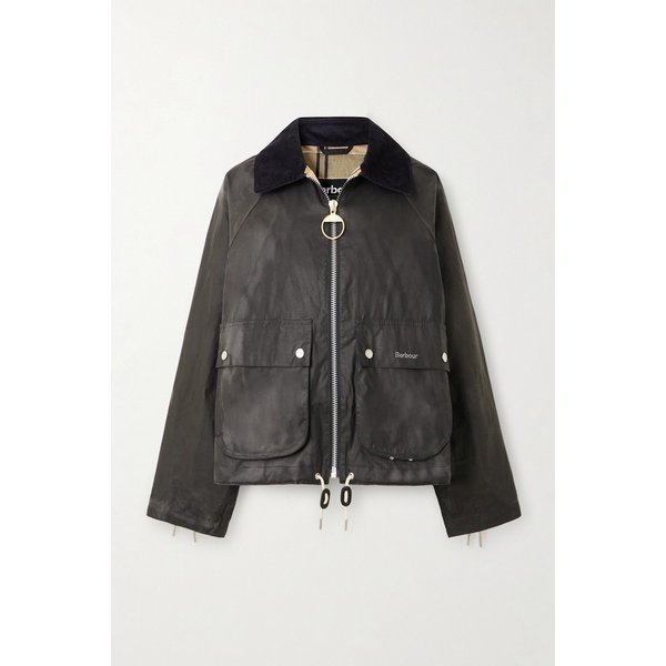 가죽 코듀로이 트리밍 왁스 코튼 재킷 46376663163032730