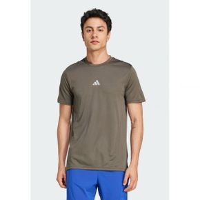 5172321 Adidas DESIGNED FOR HIGH INTENSITY WORKOUT HEAT.RDY - Basic T-shirt shadow olive