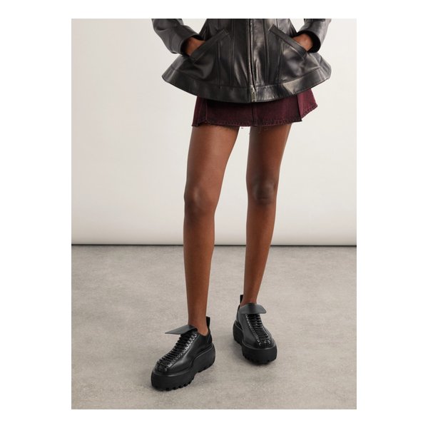 가죽 플랫폼 브로그 블랙 1647597356433412