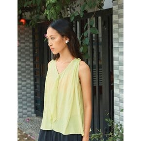 Siera twist Blouse _ lemon