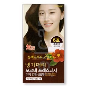 포르테 프레스티지 한방칼라크림 6호 흑갈색 /염색약