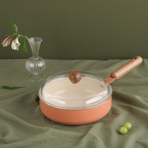 네오플램 아뜰리에 인덕션 IH 궁중팬(웍) 24cm+유리뚜껑 2