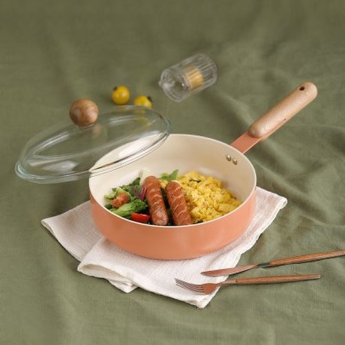 네오플램 아뜰리에 인덕션 IH 궁중팬(웍) 24cm+유리뚜껑 4