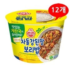 올인원마켓 (1904510) 오뚜기 컵밥 차돌강된장 보리밥 315gx12개