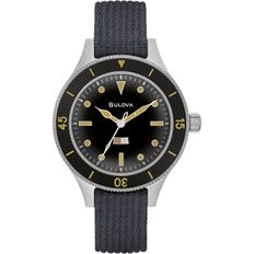 미국 부로바 시계 Bulova Mens Archive Series MIL-SHIPS-W-2181 스테인리스 스틸 3-Hand Hack A