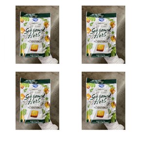 [해외직구]크로거 시즌드 허브 크루톤 스낵 141g 4팩 Kroger Seasond Herb Croutons 5oz