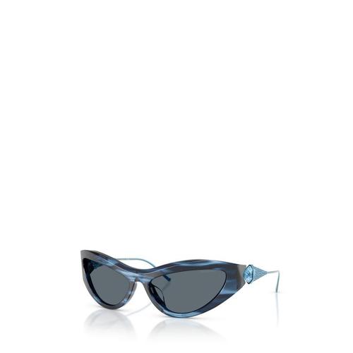 스와로브스키 선글라스 SK6046 109087 STRIPED BLUE