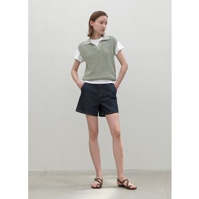 (PT-5557)ESSENTIAL LAW DENIM SHORT PANTS