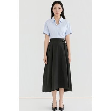 LINE [라인어디션] (N755) 절개포인트 벨티드 스커트 (NVSKPE9800A)