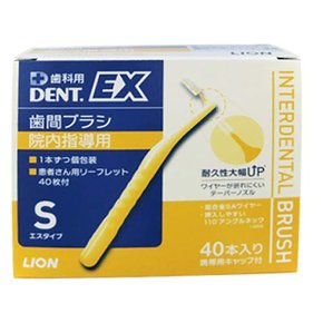 DENT.EX 치간 칫솔 40입 S