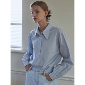 LOVELY BIG COLLAR SHIRTS_SKY BLUE