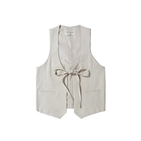 테일러드 타이 베스트_아이보리