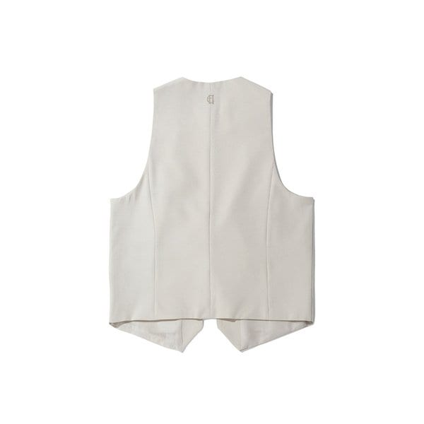 테일러드 타이 베스트_아이보리