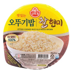  오뚜기 맛있는 즉석 찰현미밥 210g 9입