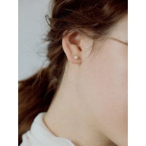 [14K] Essential Pearl Earrings (4mm)