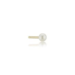 [14K] Essential Pearl Earrings (4mm)