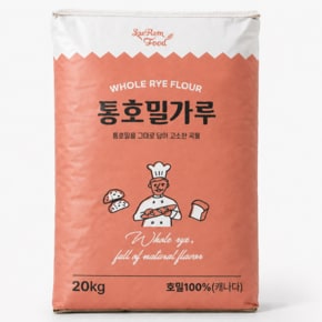 새롬푸드 대용량 통호밀가루 20kg