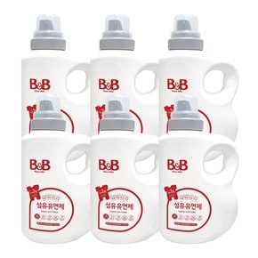 섬유유연제 베르가못 용기 1500ml X 6개